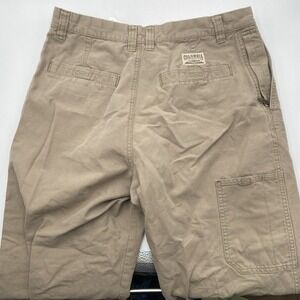 Columbia Mens 34x30 Hiking Pants Canvas ROC Rugged Tan Utility Outdoor Vintage